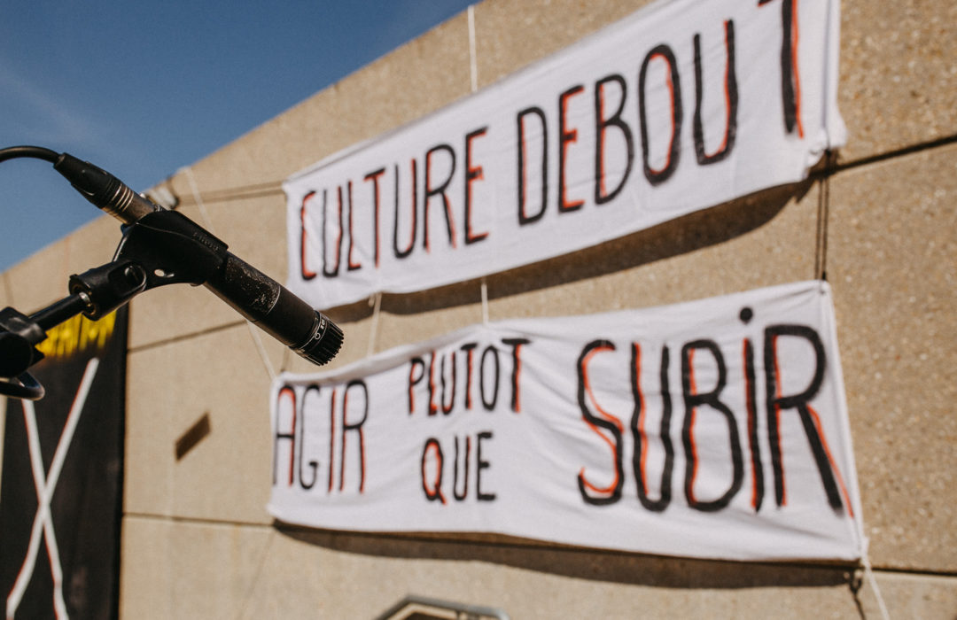 Performance de presse : l’occupation du Centre Dramatique National de Montpellier